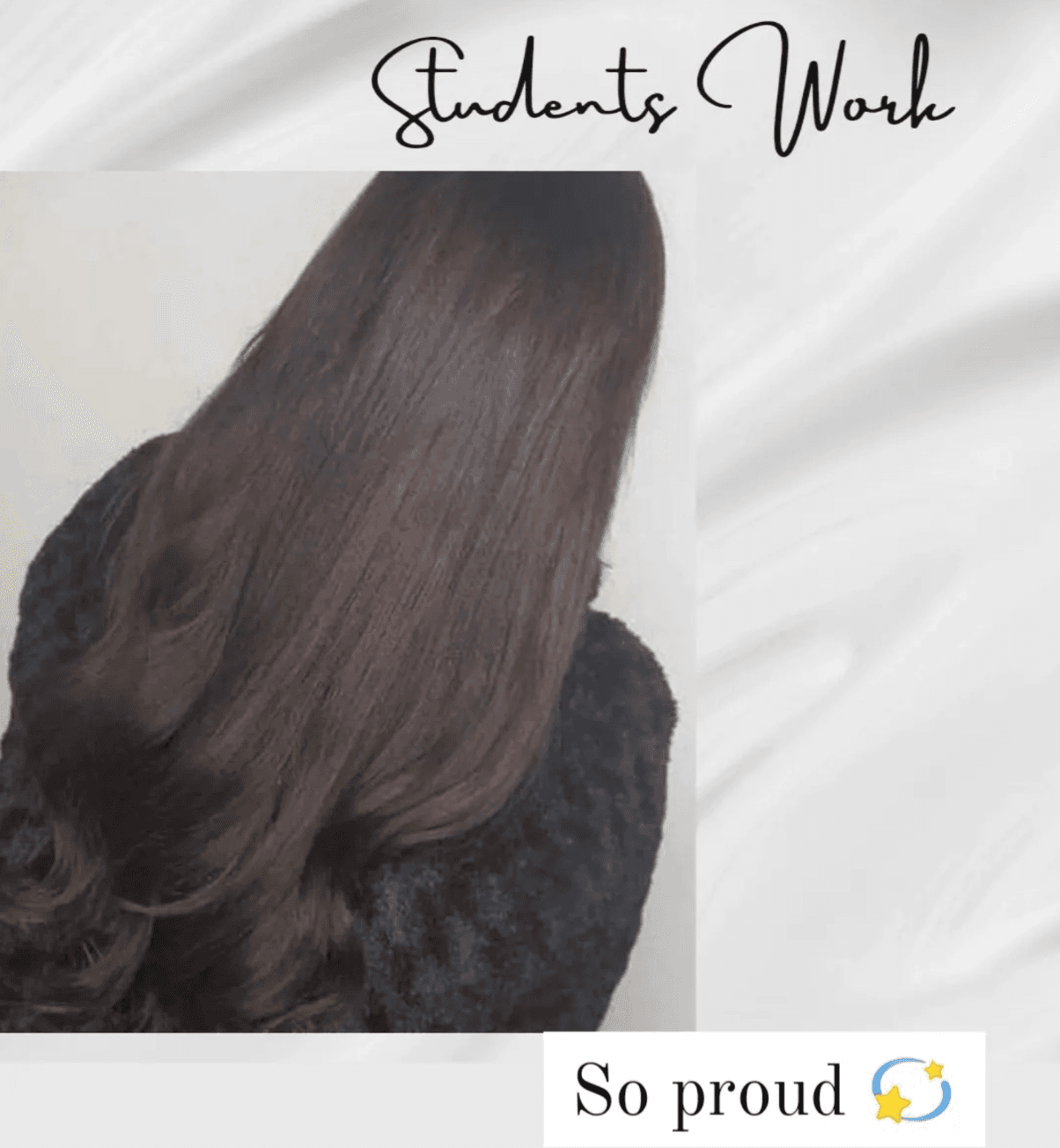 Hair extension training course visual